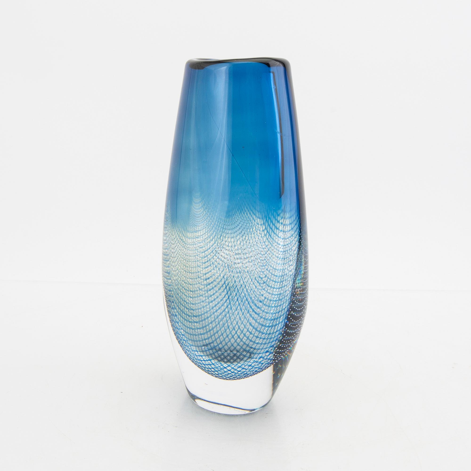 Sven Palmqvist, a signed Kraka glass vase.