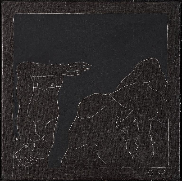 Elis Eriksson, ELIS ERIKSSON, canvas, signed Elis and dated 77.