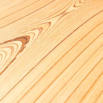 A coffee table marked Tapio Wirkkala, Asko, Made in Finland.