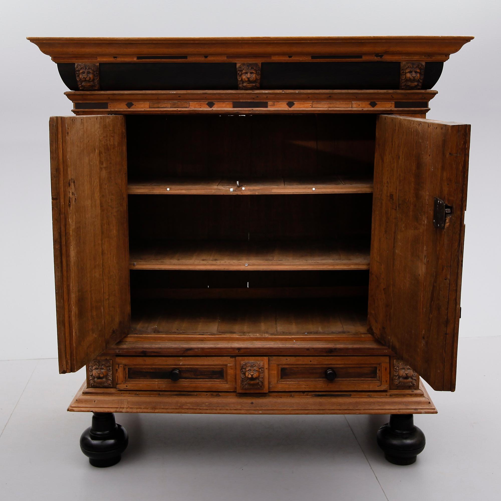 SKÅP, barock, 1700-tal.