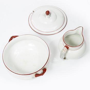 Rörstrand, a Christmas service pieces, 2 pcs, 'Herrgårdsjul', early 20th century.