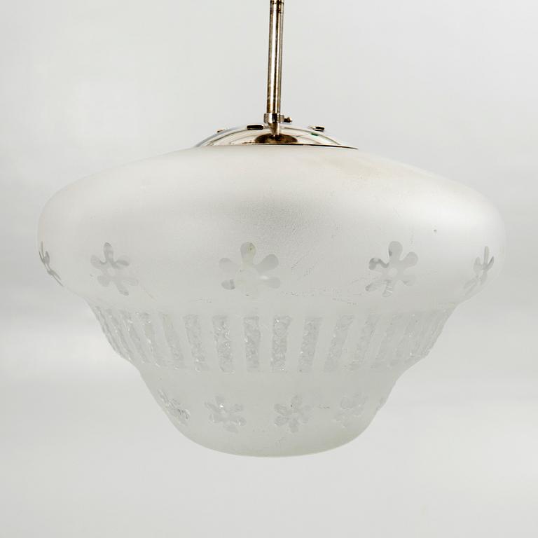Ceiling lamp, mid-20th century.