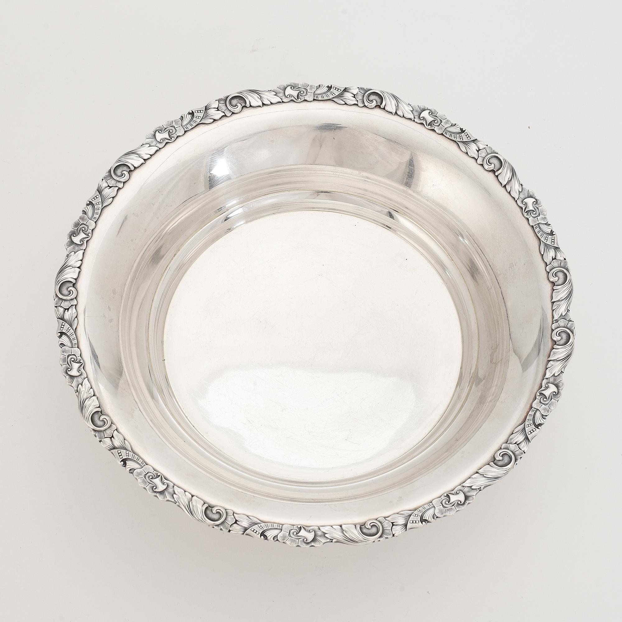 Skål, silver, Finlands Guldsmeds AB, Åbo, Finland, 1937.