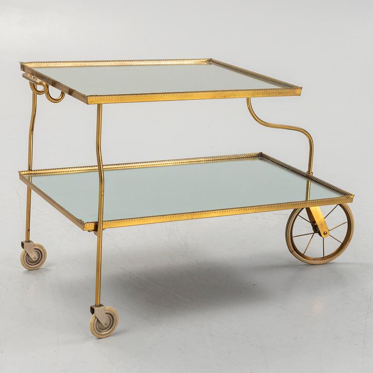 Josef Frank, serving cart, model 889, Firma Svensk Tenn, Sweden.