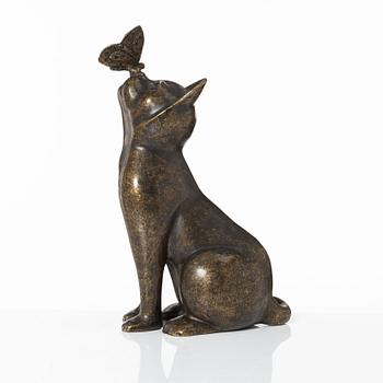 Dekorativ skulptur, brons, Fyrklövern.