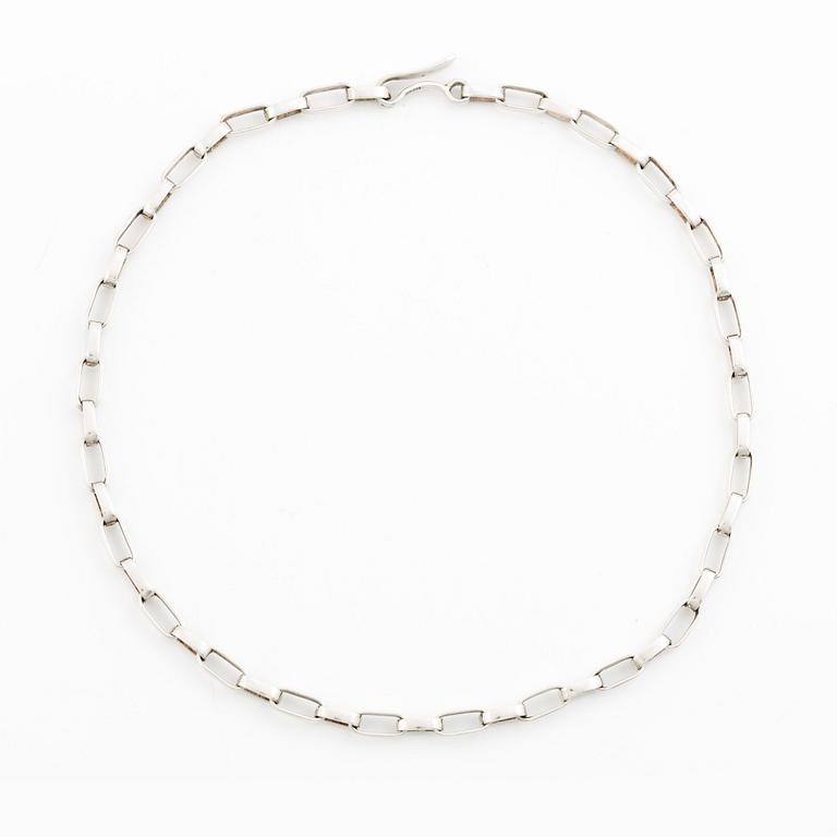 Sven-Erik Högberg, necklace, sterling silver, Gothenburg 1984.