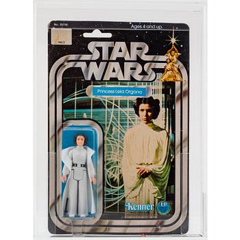 STAR WARS, Princess Leia Organa, 12 back-A AFA 75 EX+/NM, Kenner 1978.