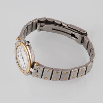 ARMBANDSUR, dam, Cartier, Santos, stål/guld, quartz.