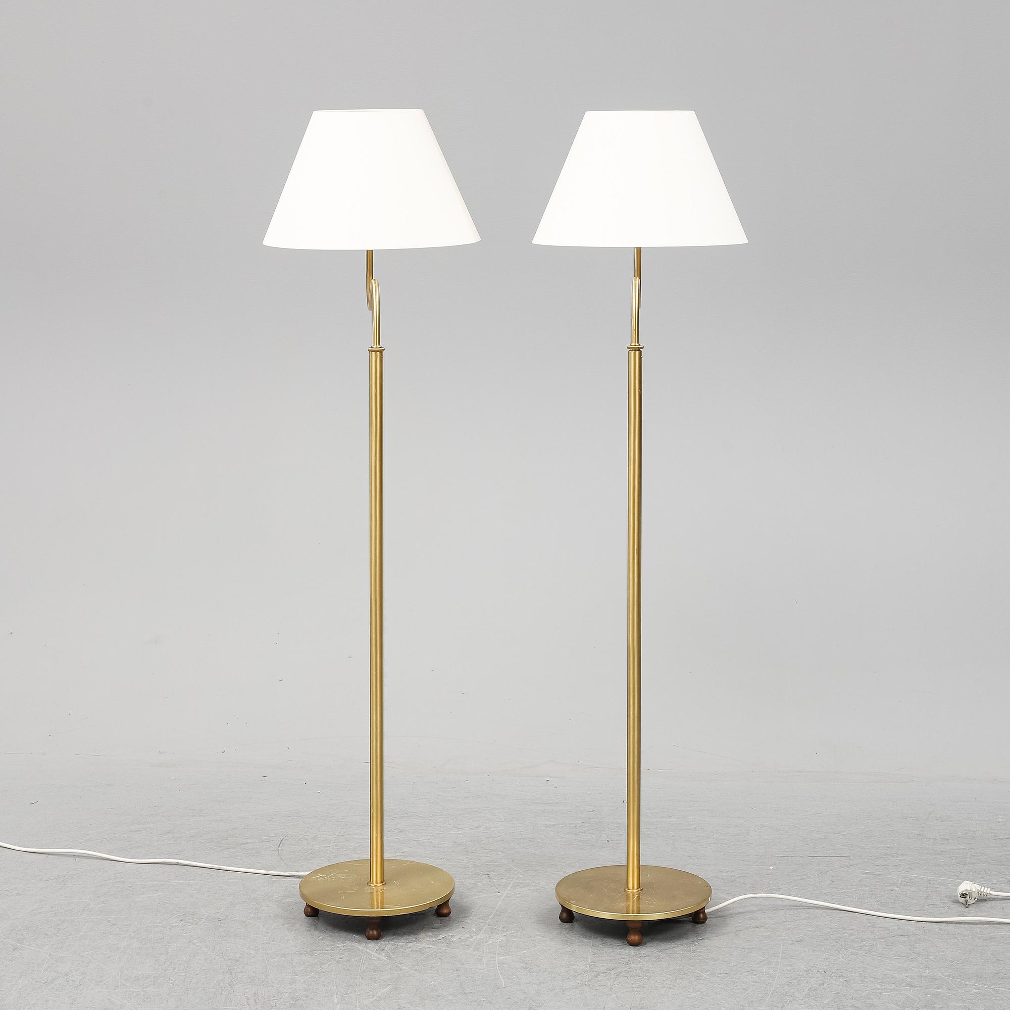 JOSEF FRANK, a pair of 2569 floor light, Firma Svenskt Tenn.
