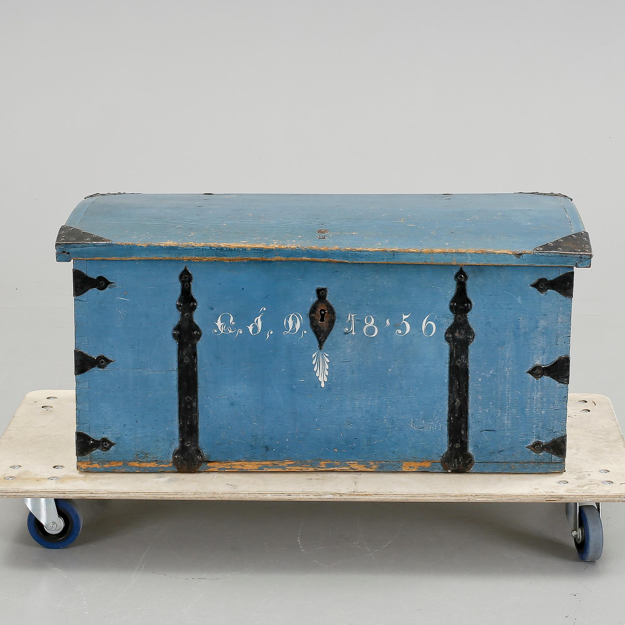 KISTA, allmoge, bär datering 1856.