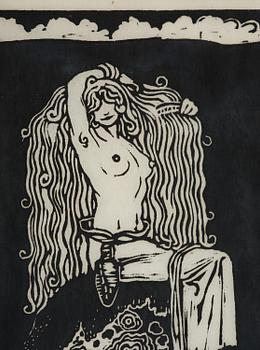 John Bauer, "Sagoflickan".