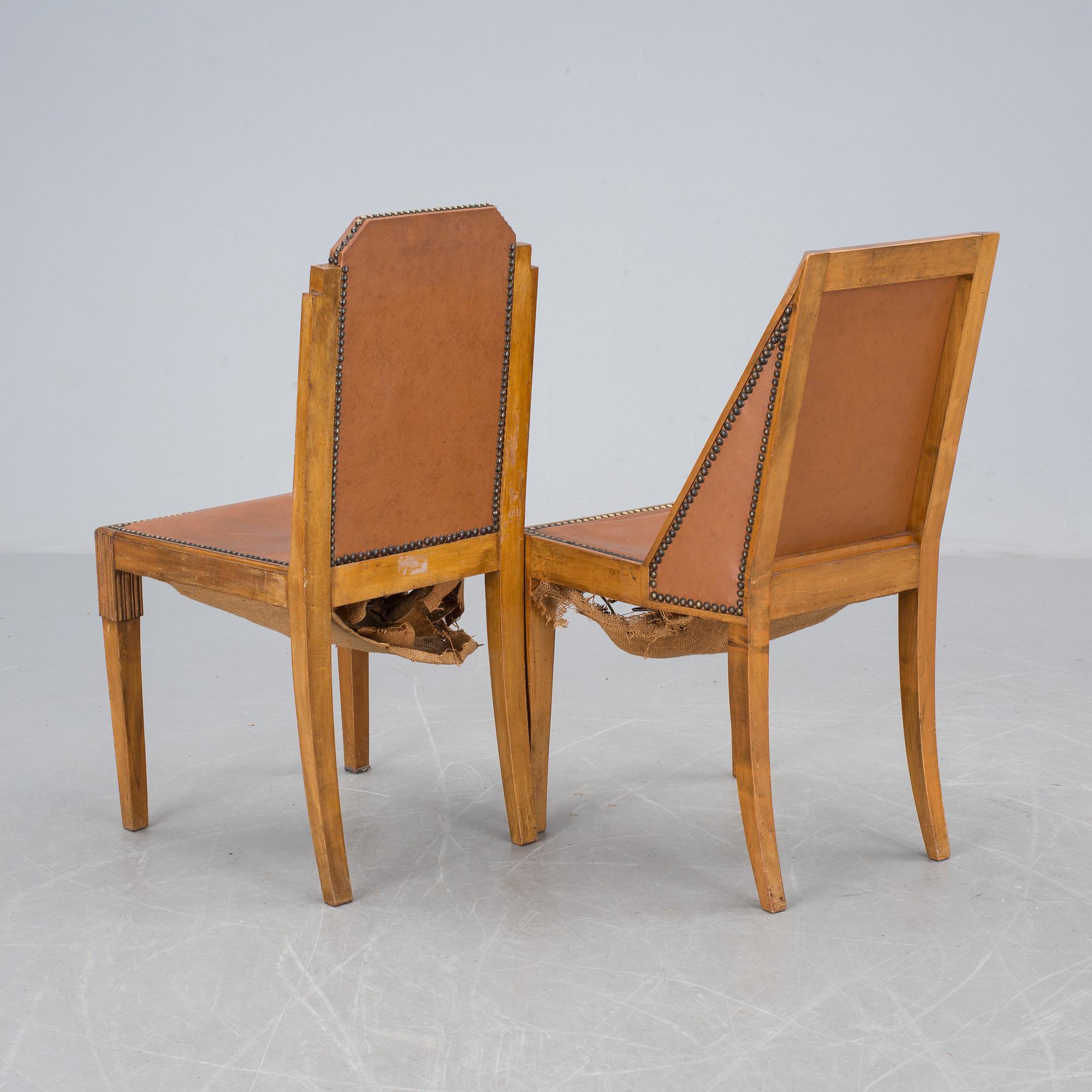 STOLAR, 4+4 st, art deco, 1900-talets första hälft.