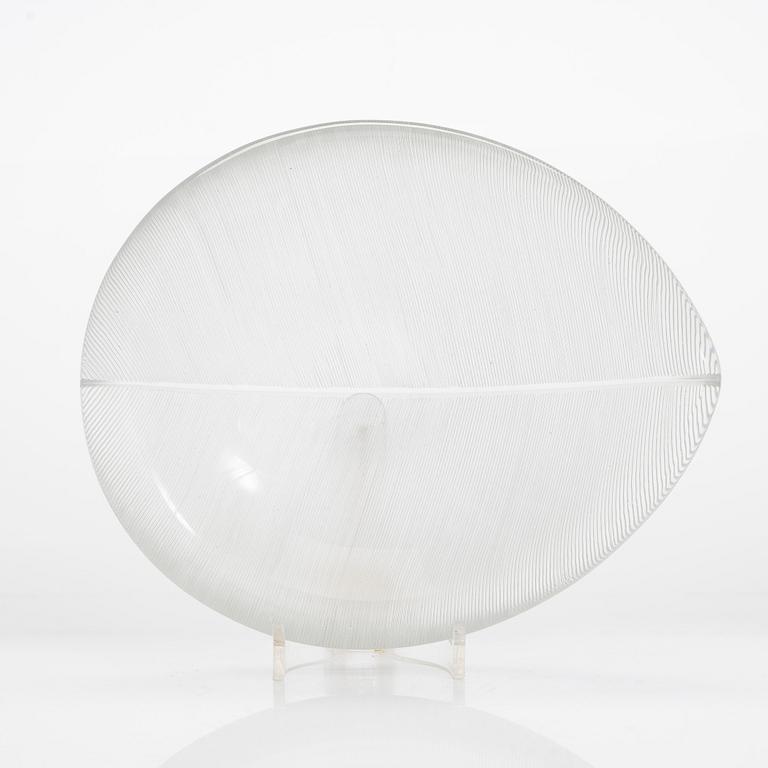 Tapio Wirkkala, skål, "Lehti" (Blad), modell 3337, signerad Tapio Wirkkala Iittala.