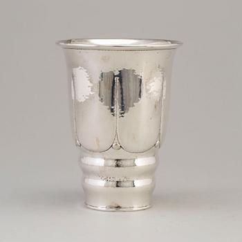 CARL J. S. MØINICHEN, bägare, silver, jugend, Köpenhamn, 1920.