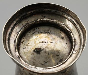 BÄGARE, silver, empire, 1823, Visby, vikt 294 g.