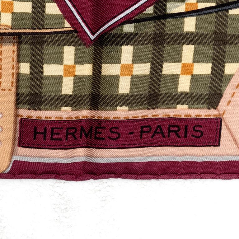 Hermès, scarf, "Les Voitures Nouvelles".