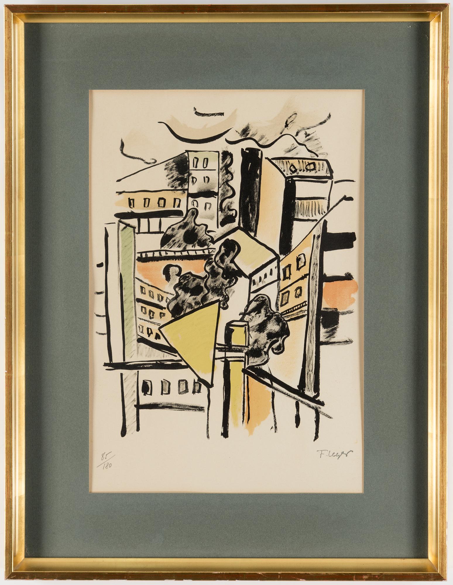 FERNAND LÉGER, after, lithography, stamp signed and numbered 85