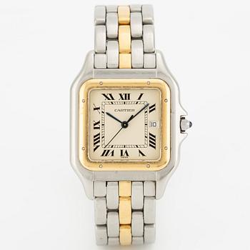 Cartier, Panthère, armbandsur, 29,5 x 29,5 (39,5) mm.