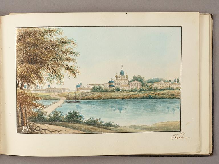 Otto August Malmborg, Album with views from Turkey, Russia, Poland and Sweden.