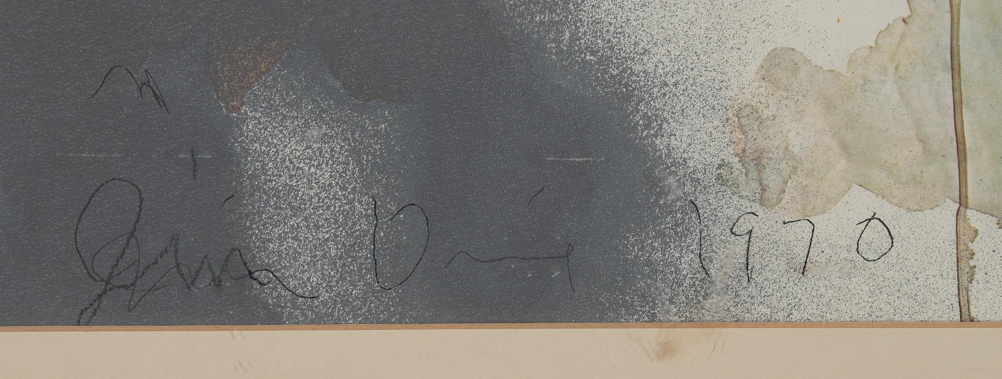 Jim Dine, färgoffset och serigrafi. Signerad och daterad i trycket.