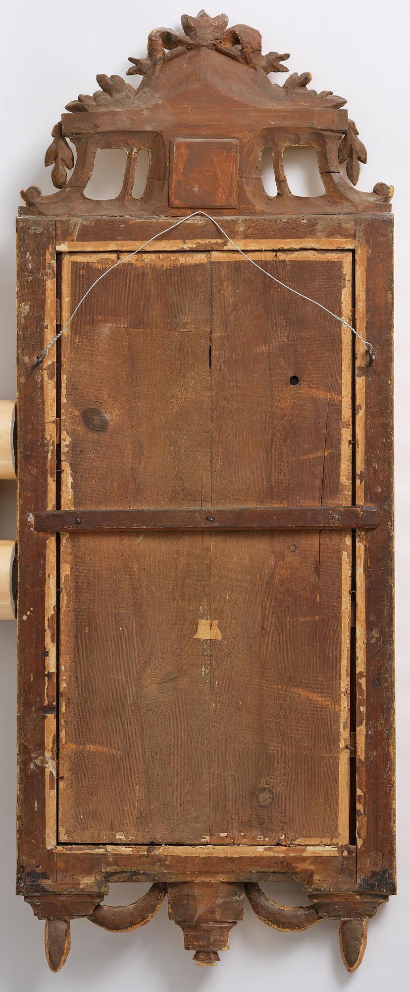 Spegel, av Johan Åkerblad (mästare i Stockholm 1756-99) och Anders Öberg (1781-91), Gustaviansk.