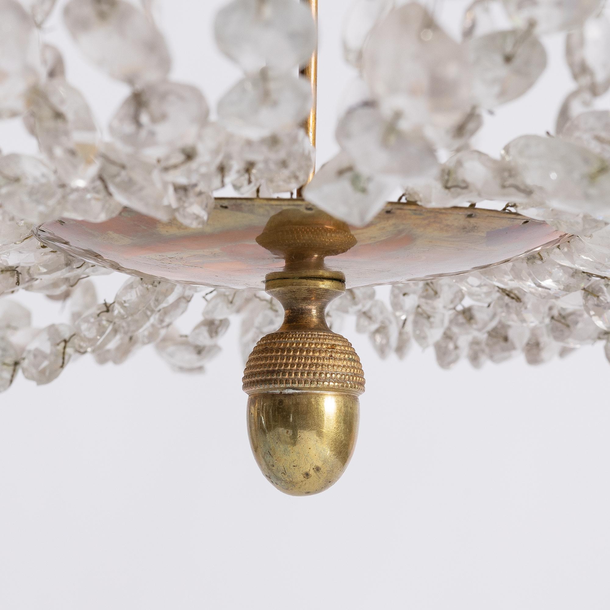 Chandelier. Karl Johan, first half of the 19th century.