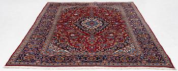 Carpet, Keshan, approx. 318 x 200 cm.