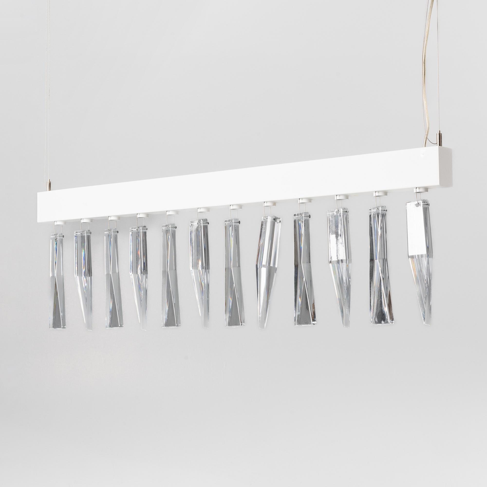 Lena Bergström, a 'Prismi' ceiling lamp, Orrefors & Zero, 2007.