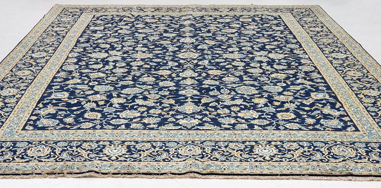 Carpet, Keshan, approx. 382 x 303 cm.