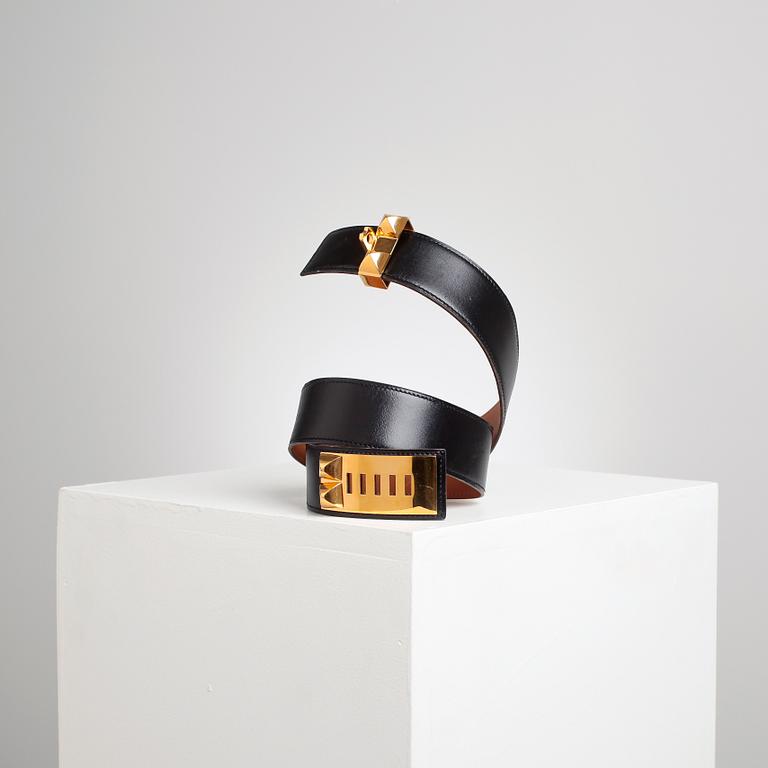 BÄLTE, "Collier de Chien", Hermès, storlek 75.