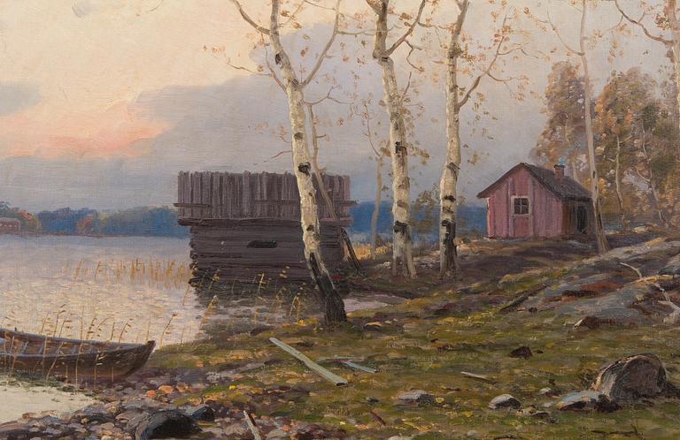 Eugen Taube, Coastal Landscape.
