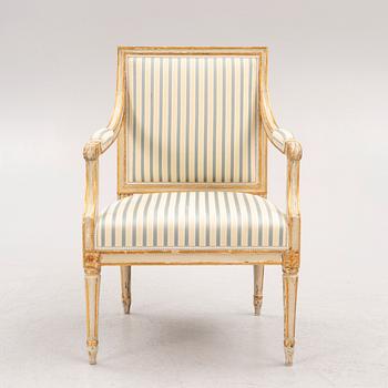 Karmstol, Stockholmsarbete, sent 1700-tal, Gustaviansk.