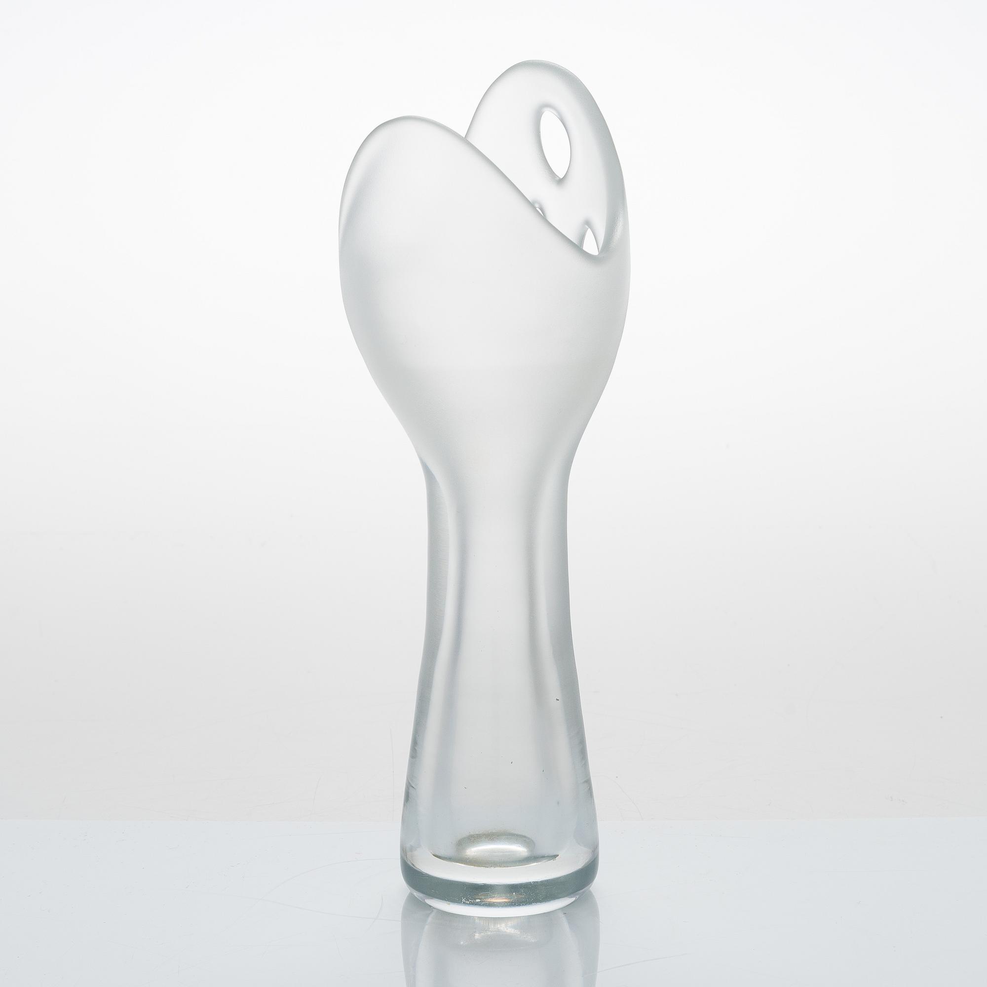 Timo Sarpaneva, konstglas, signerad Timo Sarpaneva 1956. Iittala.