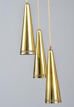 Mauri Almari, A THREE-LIGHT PENDANT LAMP.
