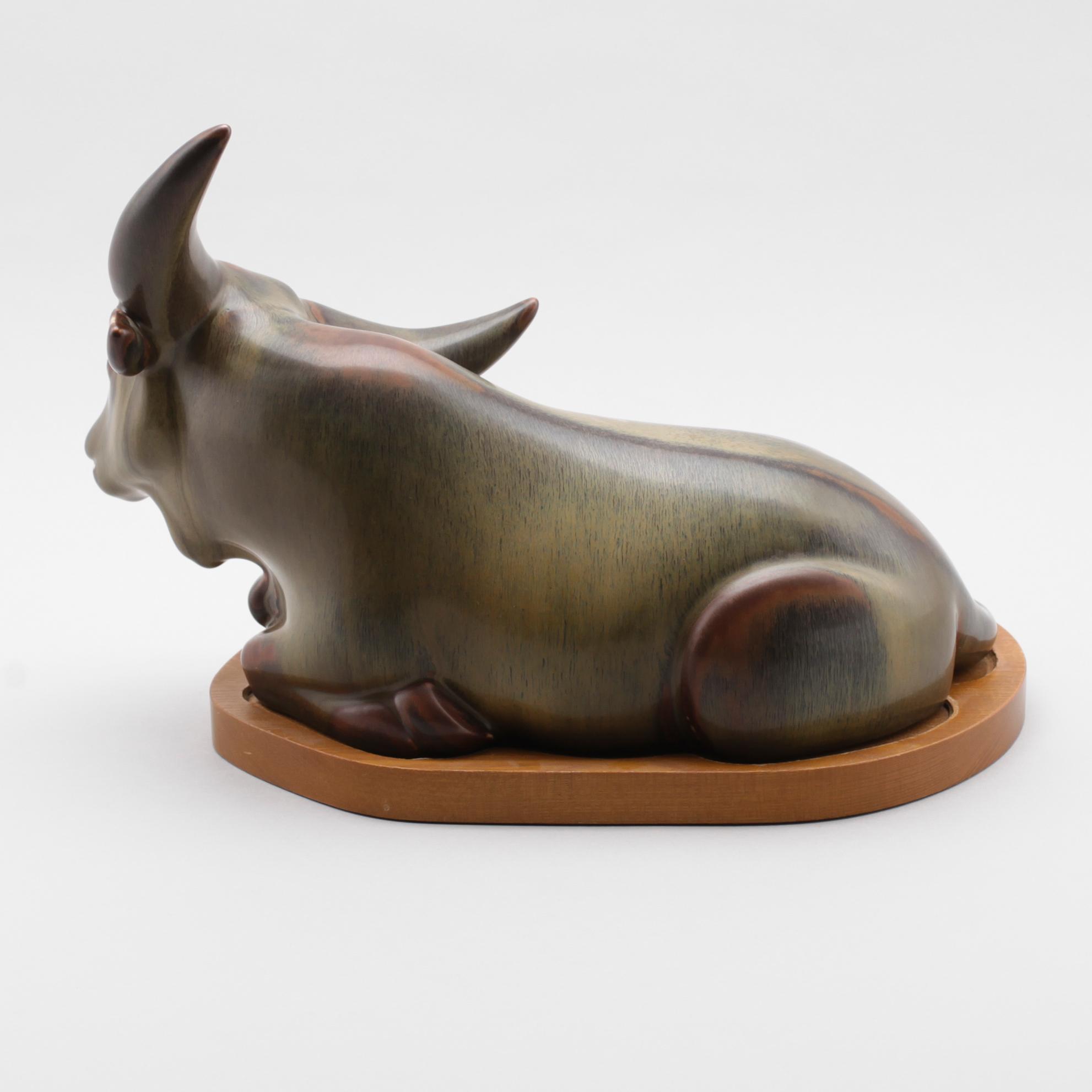 FIGURIN, stengods, Gunnar Nylund, Rörstrand, signerad, 1900-talets andra hälft.