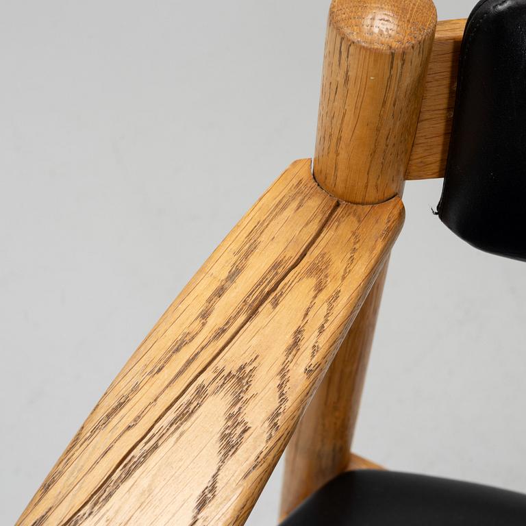 Jørgen Bækmark, stolar, 6 st, "J86", FDB Møbler, Danmark, 1960-tal.