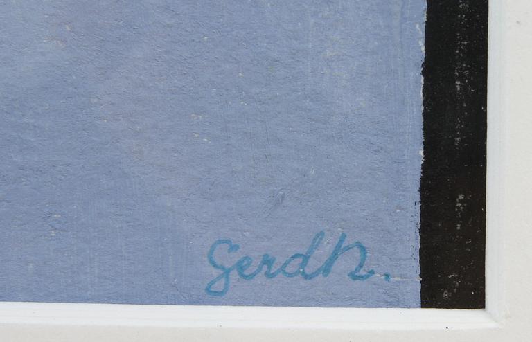 GERD NORDENSKJÖLD, gouche, sign.