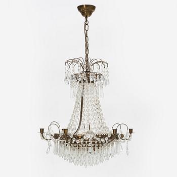 An Empire style chandelier, 20th Century.