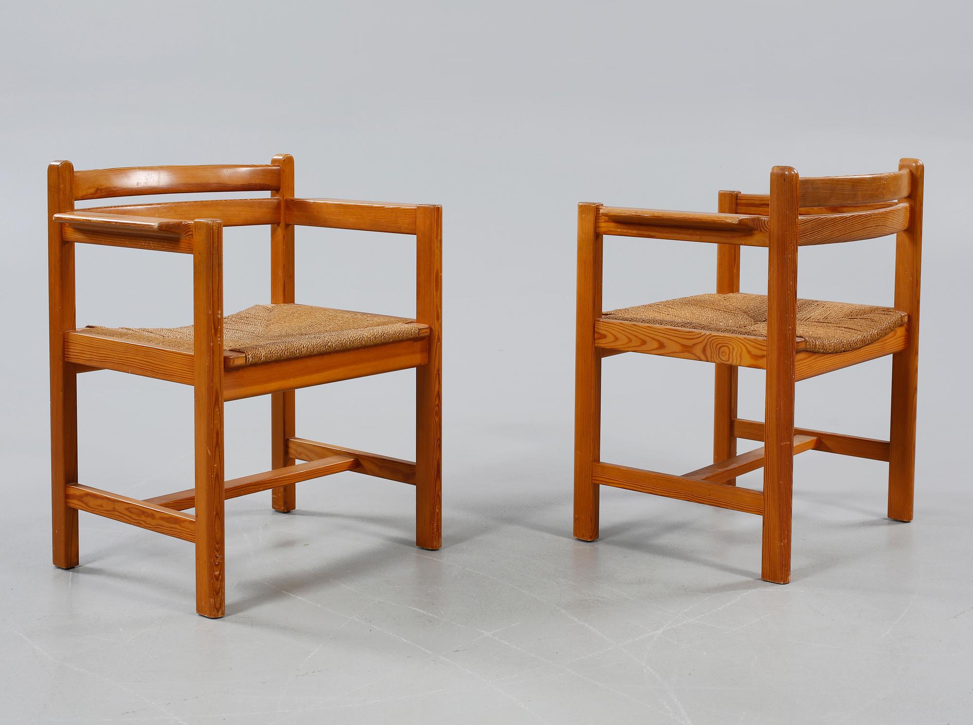 BORD SAMT STOLAR, 5 delar, Börje Mogensen, 1900-talets andra hälft.