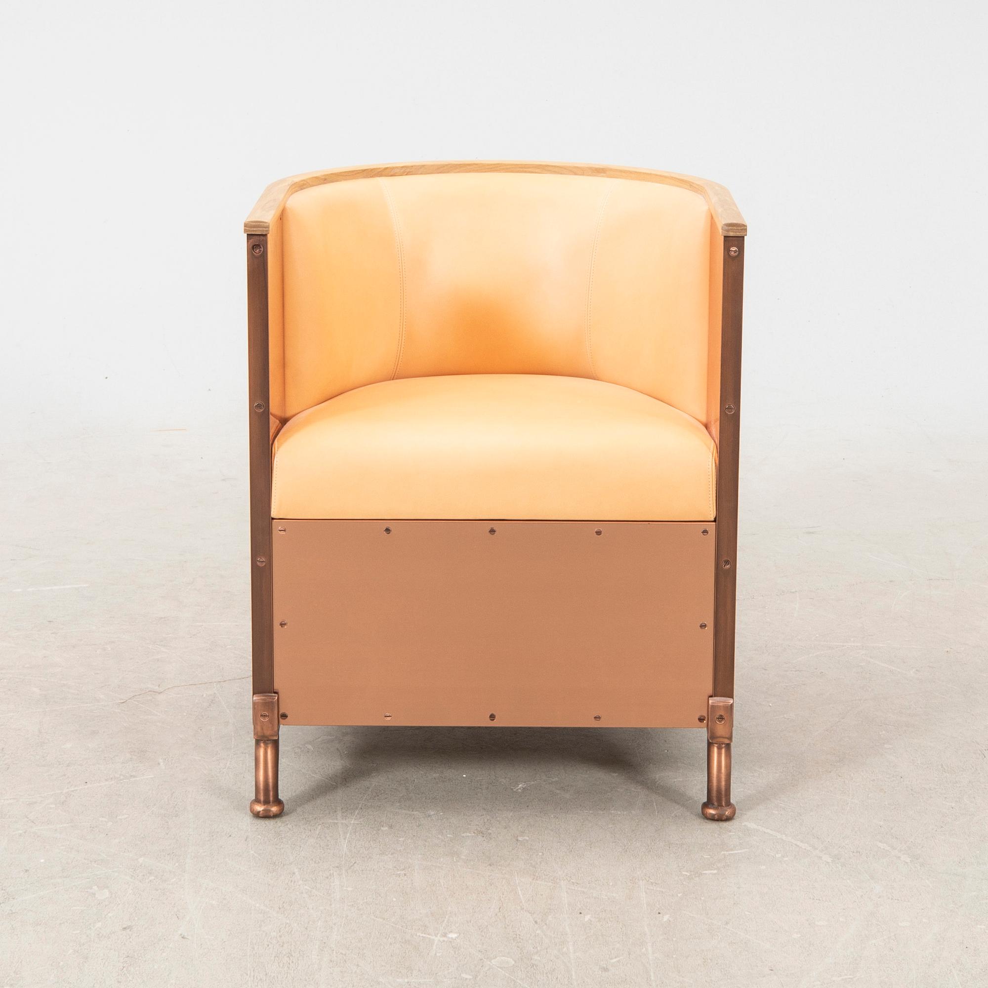 Mats Theselius,  fåtölj "Koppar" Källemo 2020.