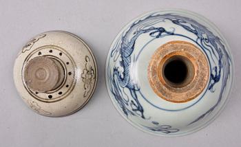 SKÅLAR, 2 st, keramik, Kina.