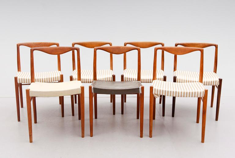 STOLAR, 7 st (3+4), design Kaj Lyngfeldt Larsen, 1960-tal.
