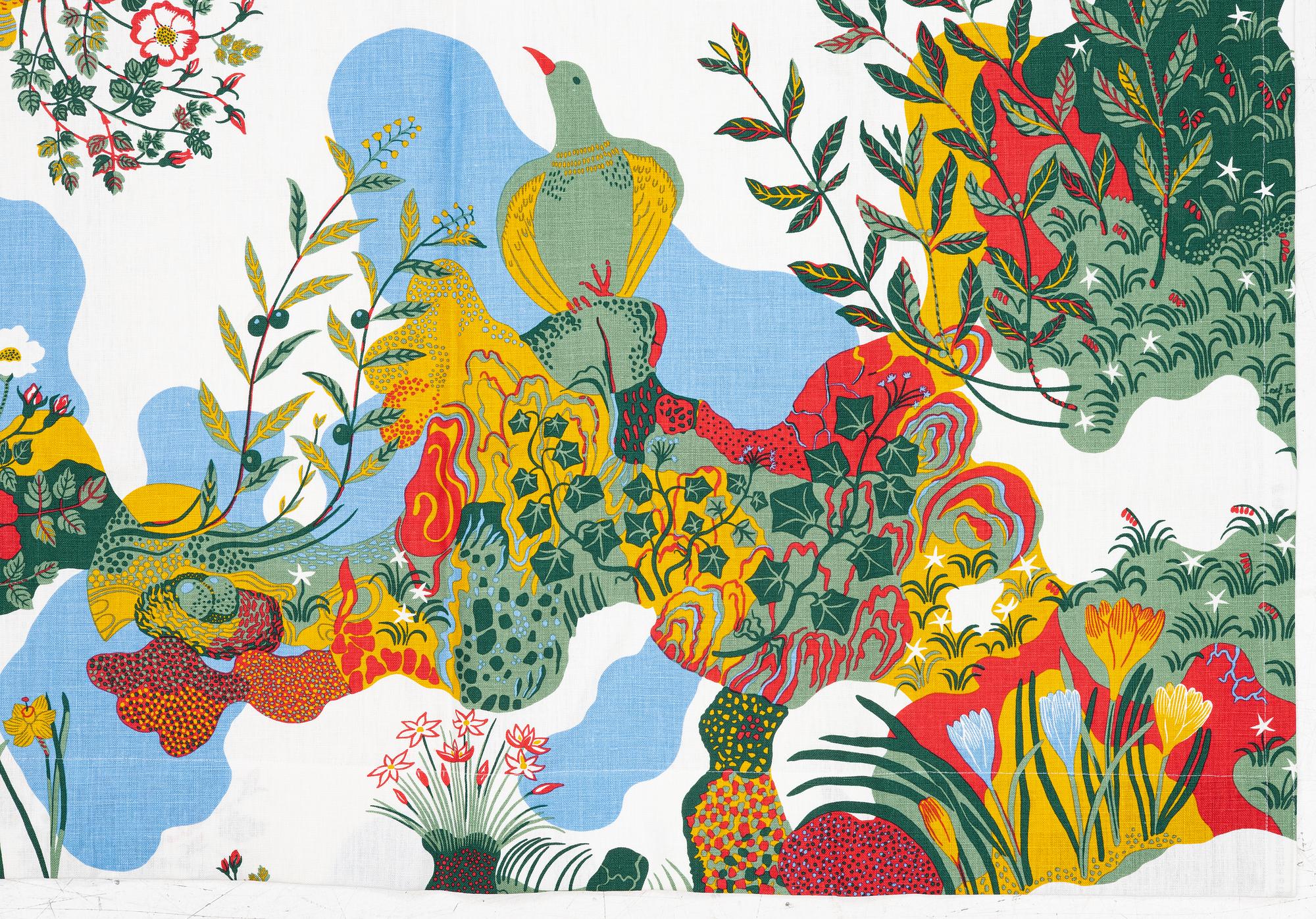Josef Frank, an 'Anakreon' curtain, Svenskt Tenn.