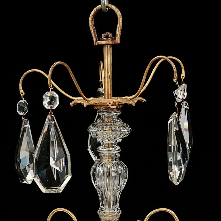 A late 19th century chandelier,
