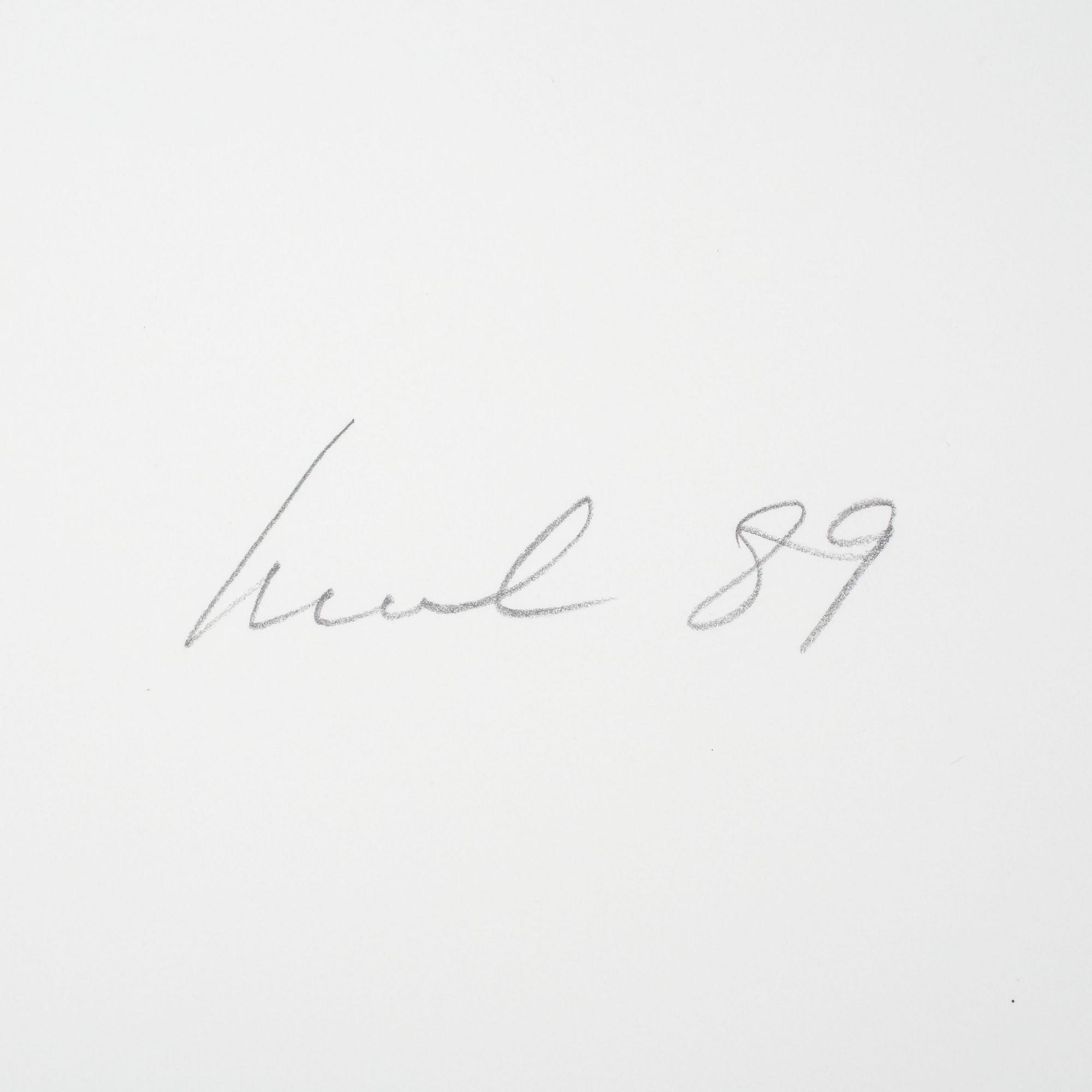 RAUL MEEL, färgserigrafi, signerad, numrerad 1/50 och daterad- 89.