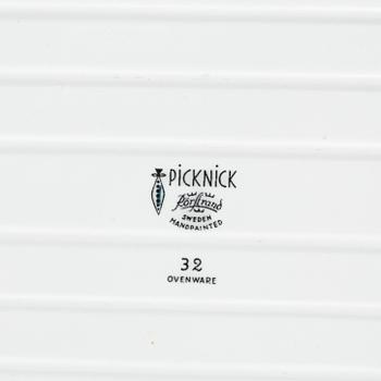 Marianne Westman, twelve service pieces, 'Picknick' and 'Pomona', Rörstrand.