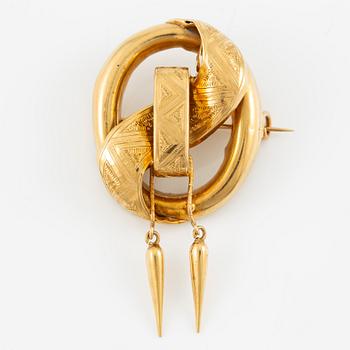 Brooch 18K gold.