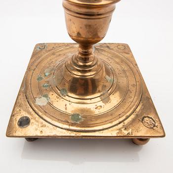 Candle holder, Baroque, 17th/18th century.