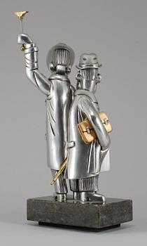 FRANK MEISLER, skulptur, metall, signerad och numrerad 711480.