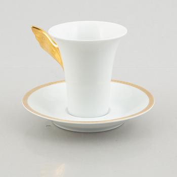 Versace, servisdelar, 8 st, porslin, "Ikarus Médaillon Méandre d'Or", Rosenthal.